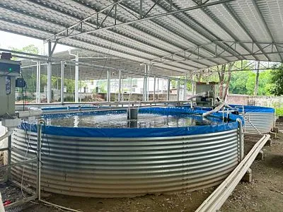 Galvanized Steel Stock Aquaculture Tank