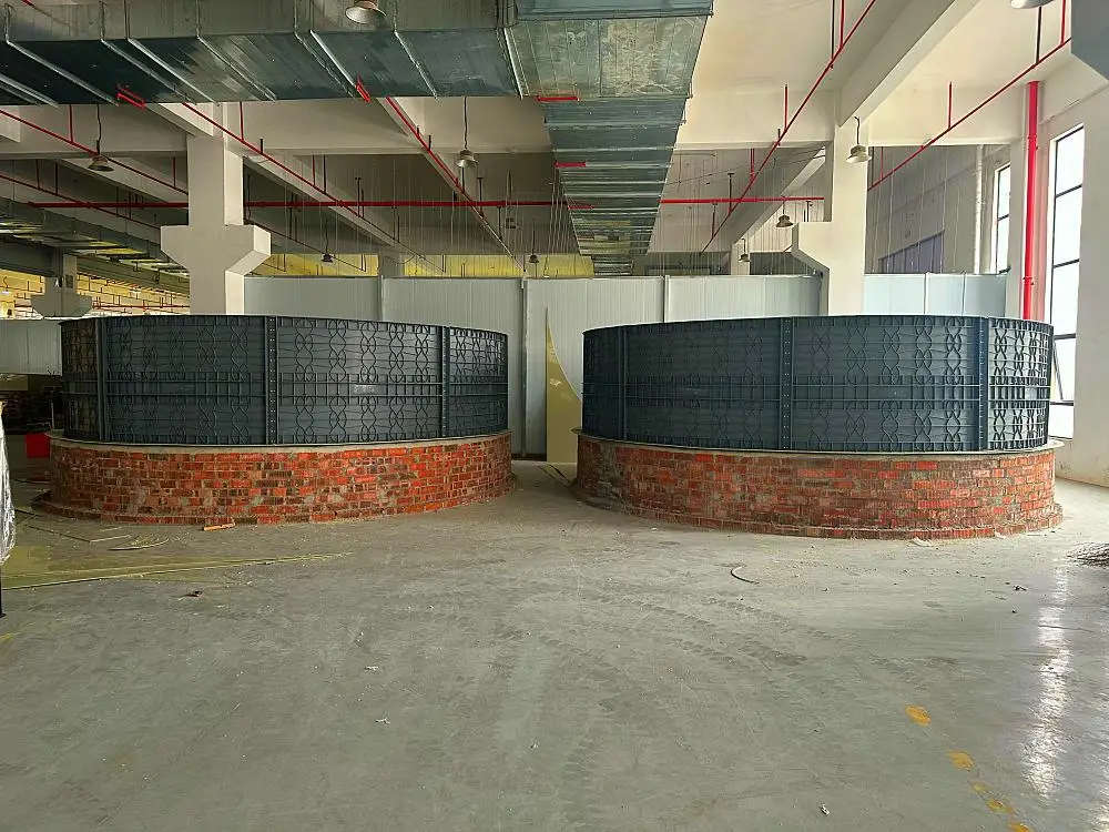 Modular PP Tanks are the best alternative to Fiberglass Aquaculture Tanks