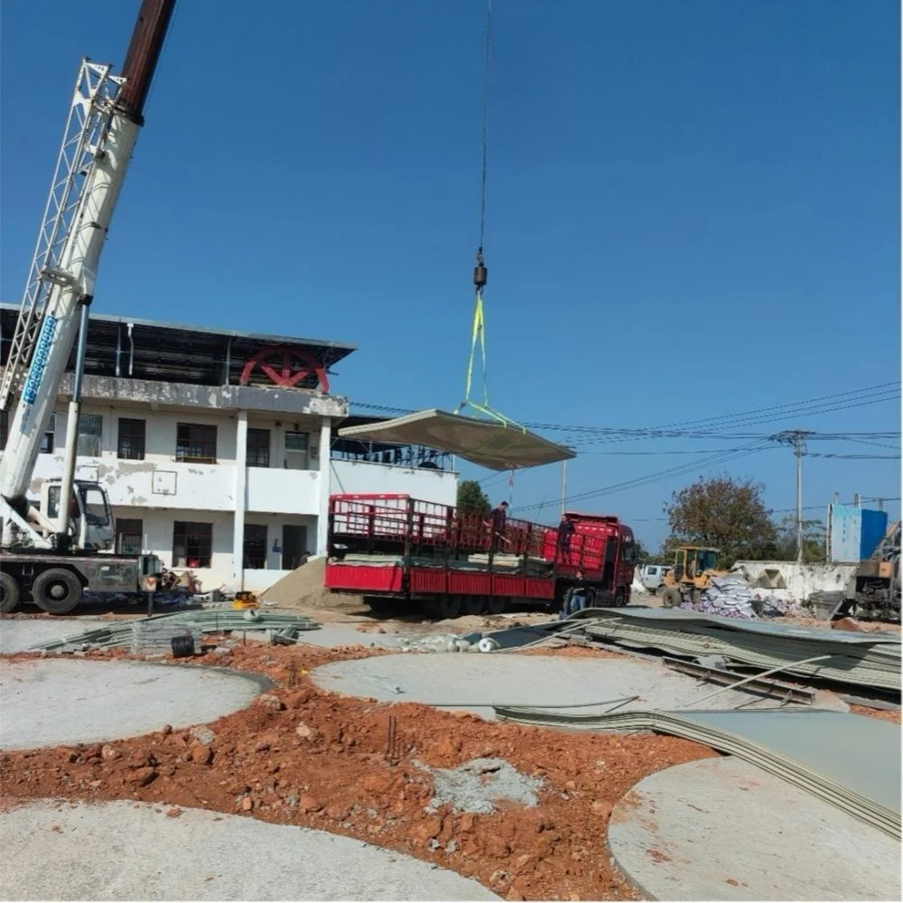 PP fish tank installation steps 2- Transportation and on-site preparation