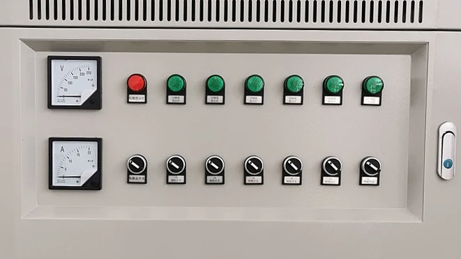 Power and group module control buttons of Oxygen generator for fish farming