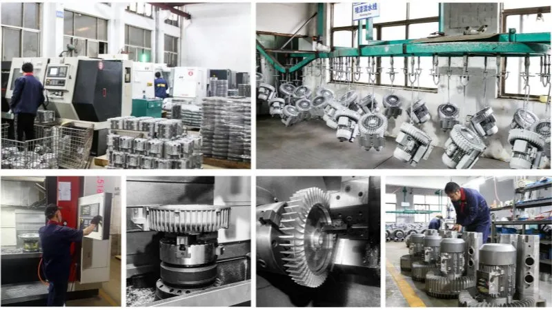 Regenerative blower production process