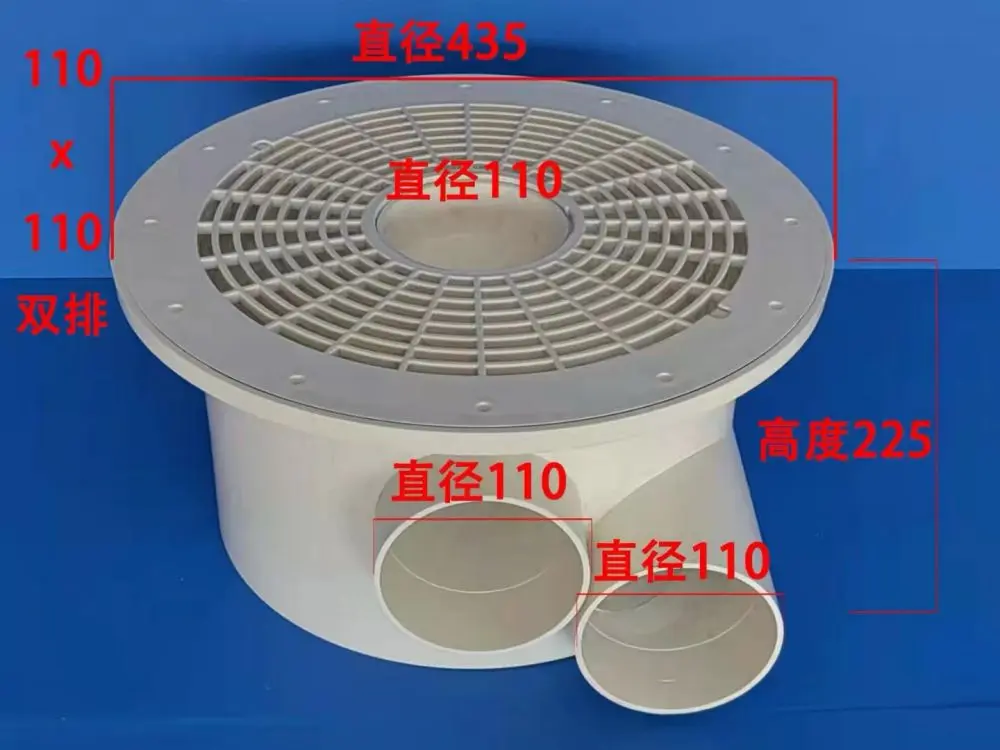 The bottom center drain for galvanized stock tank fish pond