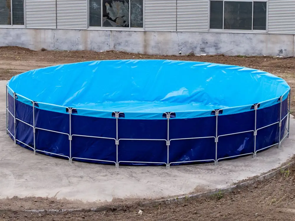 round tarpaulin for fish farming tank
