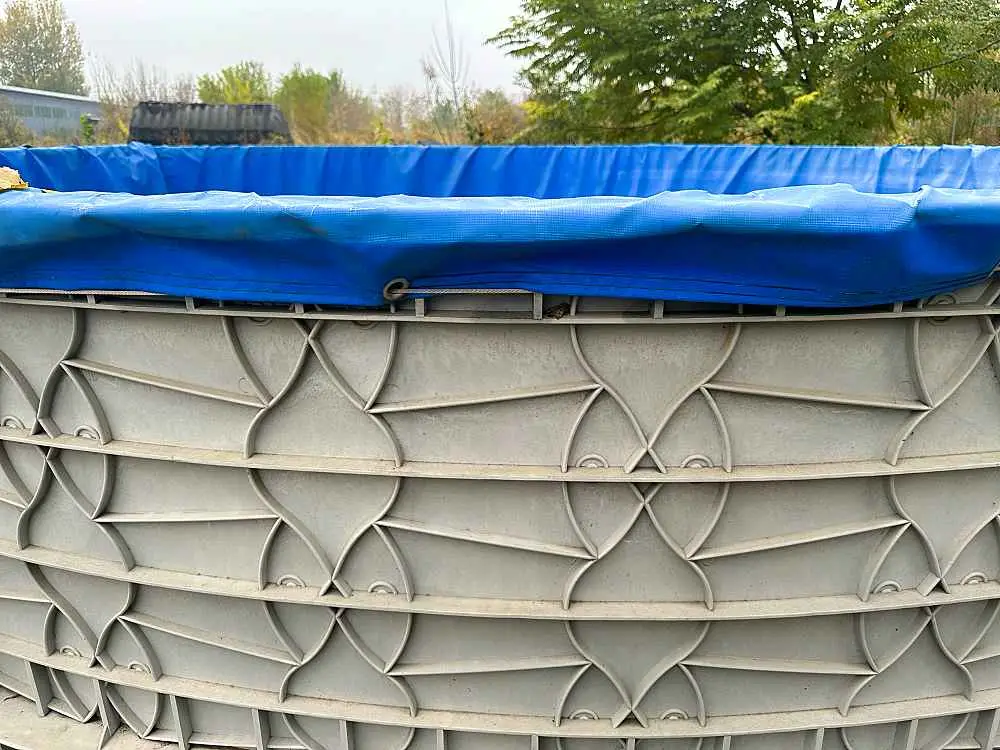 tarpaulin liner for modular pp fish tank
